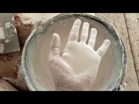 تلبيس السقف بالجبس مع تحضير عجينة جبس ناجحة Covering the ceiling with gypsume/Preparing gypsum dough