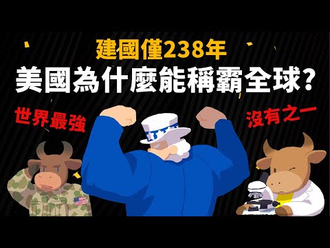 美國是怎麼崛起的 為何美國如此強大?