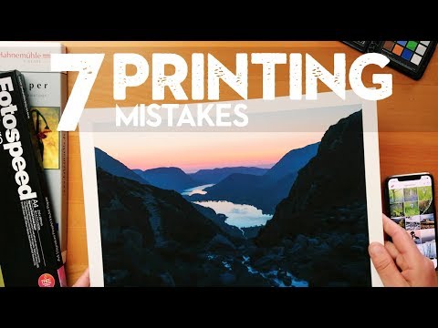 7 PHOTO PRINTING MISTAKES to AVOID (with examples)