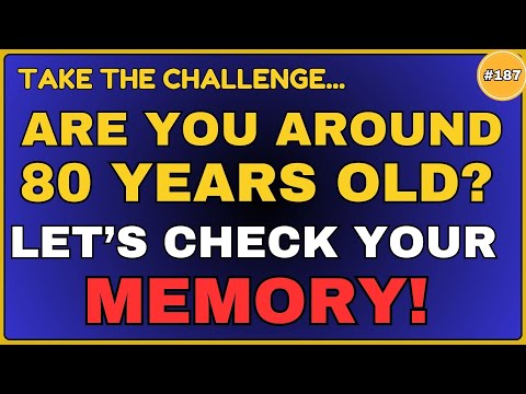 YOUR MEMORY IS AMAZINGLY IMPRESSIVE IF YOU CAN SCORE ABOVE 7! || 30 QUESTIONS #generalknowledge