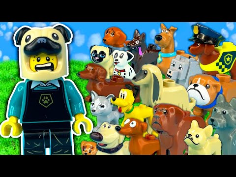 I adopted 100 LEGO DOGS...