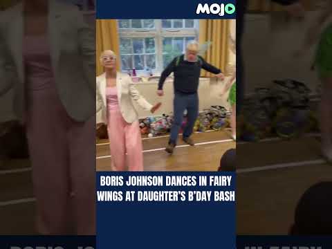 Boris Johnson Dances In Fairy Wings At Daughter's Fourth Birthday Party #borisjohnson #uk #england