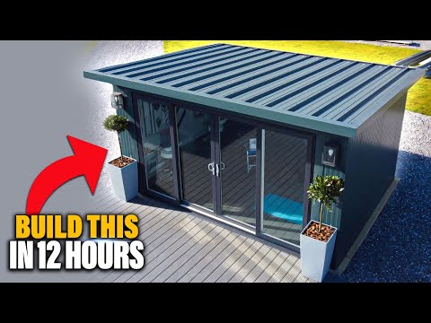 How We Built A Garden Room In Under 12 Hours