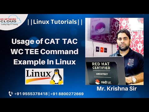 CAT TAC WC TEE Command Example in Linux | Usage of CAT TAC | Linux Daily Commands | Linux Tutorials