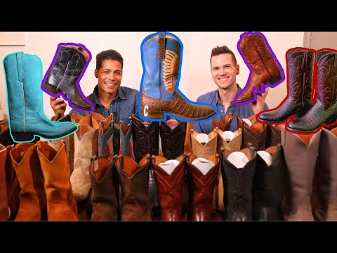 He Owns 60 Cowboy Boots; Here's his top 5