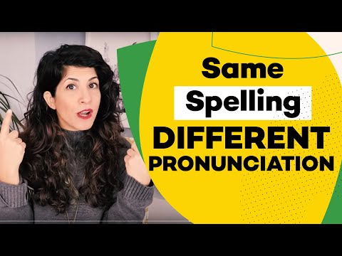 SAME spelling but DIFFERENT pronunciation?! Heteronyms in English