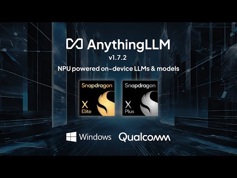 Run powerful LLMs on NPU with AnythingLLM | Snapdragon X Elite | Promo
