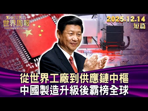 從世界工廠到供應鏈中樞 中國製造升級後霸榜全球【短篇】#TVBS文茜的世界周報 20251214