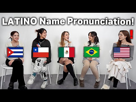 LATIN AMERICAN Names Pronunciation Differences!!