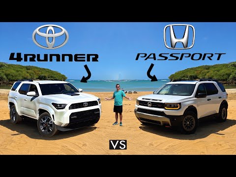 TOUGH SUV BATTLE! -- 2026 Honda Passport vs. 2025 Toyota 4Runner: Comparison