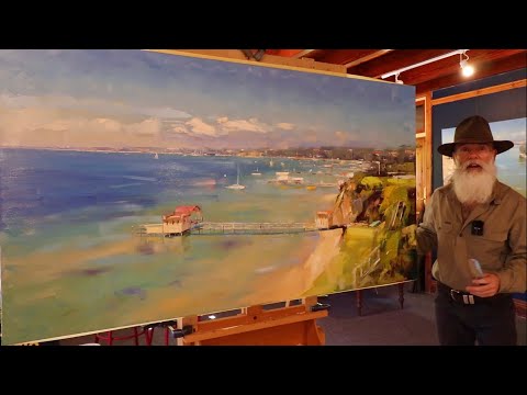 Painting Tranquil Shallow Water - Boats and Jetties at Sunny Sorento!