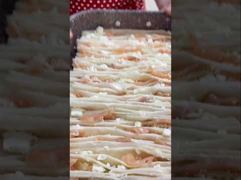 Torta rustica croccante PASTA PHILLO Feta e Salmone #tuttiatavola2016 #ricette