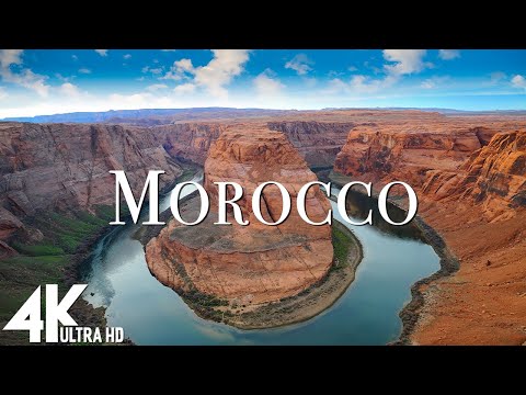 FLYING OVER MOROCCO (4K UHD) - Relaxing Music Along With Beautiful Nature Videos - 4K Video HD