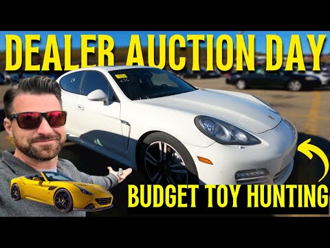 Can We Buy A Fun Car for Under $15,000 at a Dealer Auction? - $400 Ferrari Flip Series