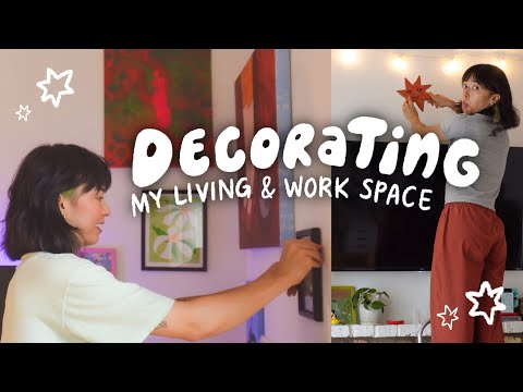 decorating my apartment & art studio (using what I own, mostly) 🛠️