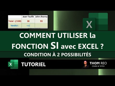 How to USE IF with EXCEL? - Condition with 2 possibilities (Tutorial)