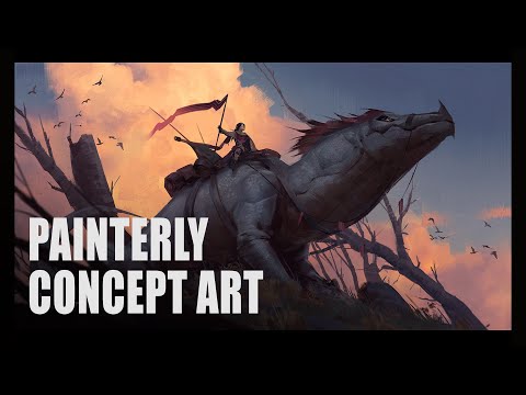 Painterly Concept Art - Overcoming Art Block