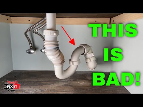 How To Correct This Sink Drain Piping!