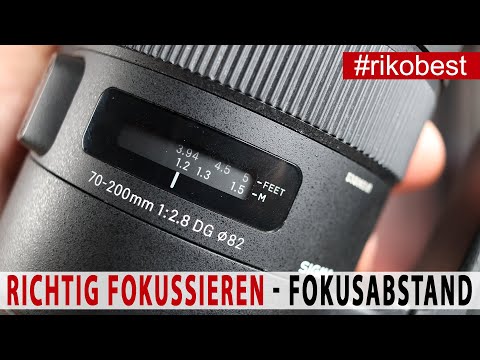 Garantiert scharfe Fotos - Das solltest du beim fotografieren beachten Fokusabstand Arbeitsabstand