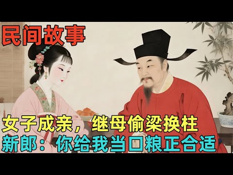 民间故事：女子成亲，继母偷梁换柱，新郎：你给我当口粮正合适 #民间故事，#民间故事合集，#故事传说，#明朝奇案，#古代奇案，#民間故事，#民間故事合集，#故事傳說，#明朝奇案，#古代奇案，#奇闻异事