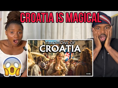 🇭🇷🇭🇷Foreigners Reaction To || The Most WONDERFUL Traditions of Croatia |Travel Video 4K (REACTION).