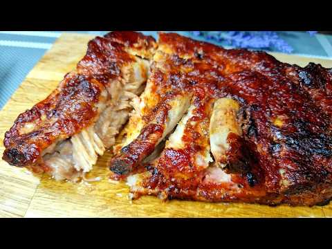 Fall-off-the-bone tender | oven-baked spareribs | recipe for perfect BBQ ribs