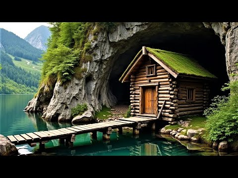 I Carved a Cliff House Using Only My Hands (Primitive Survival)