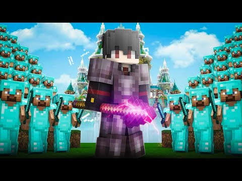 God Spear Vs 100 Players in Minecraft