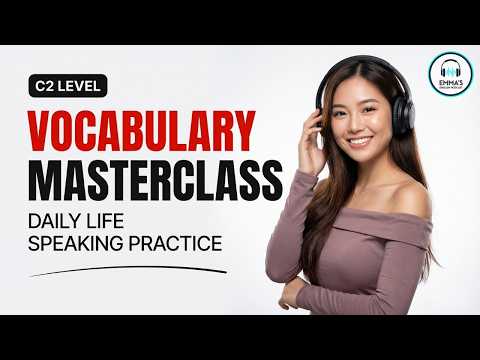 English Podcast for C2 Vocabulary Masterclass | Daily Life Speaking Practice