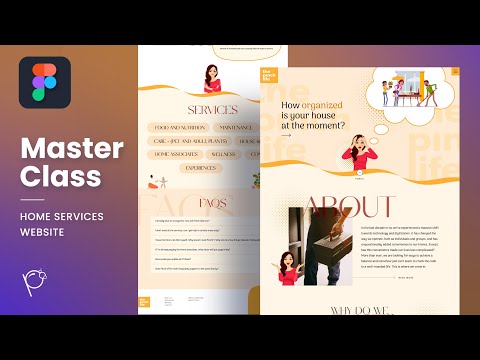 Masterclass 2022 - Home Services website design | Figma tutorial in hindi #figma #uxdesign #uidesign
