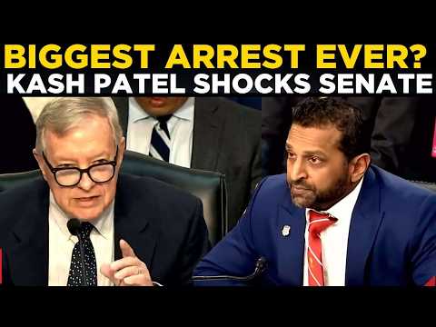 US NEWS LIVE | Kash Patel Shocks Senate With Claim of Biggest Arrest in American History | TRUMP
