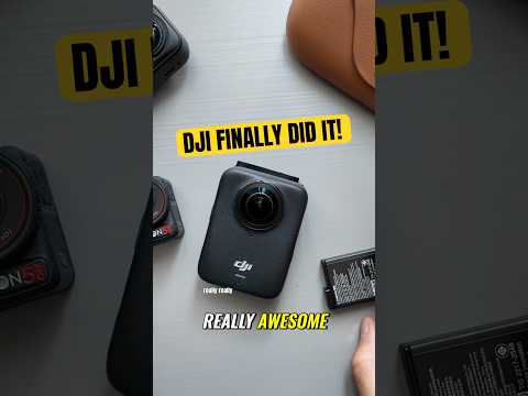 OSMO 360 features interchangeable batteries with the Action 5 Pro #djiosmo360 #dji #360camera