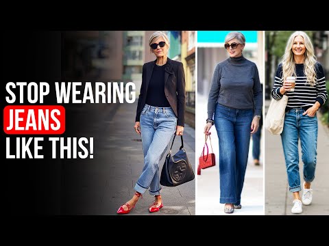7 GENIUS Jeans Styling Hacks to Look 10x More Expensive Over 50