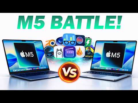 M5 MacBook Air vs MacBook Pro M5 - The THERMAL Gap Is INSANE!