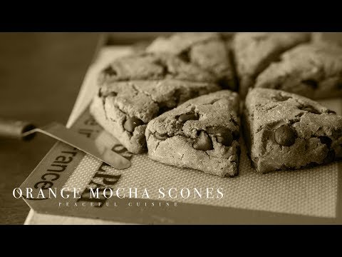[No music] How to make Orange Mocha Scones