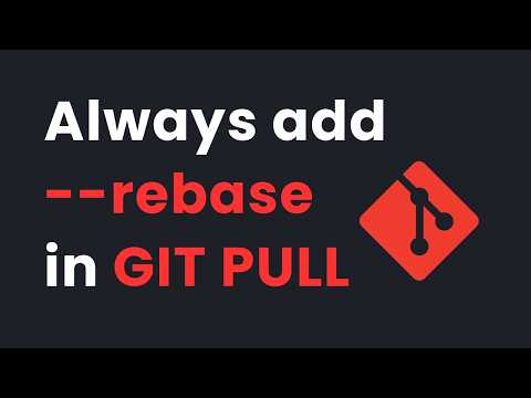 Here is WHY you should always use git pull --rebase 