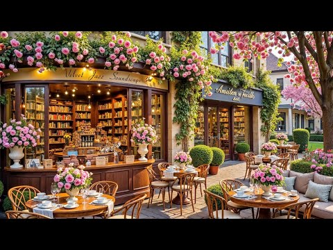 Spring Jazz Café Escape - Relaxing Jazz Music At Spring Coffee Shop Ambience For Focus & Calm