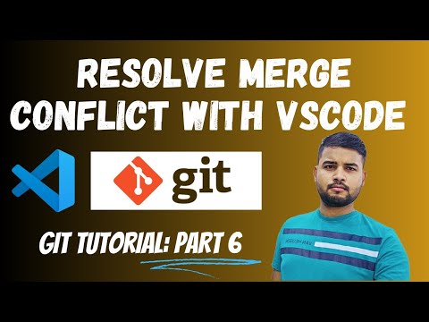 Resolving git merge conflict via VSCode & Exploring Cherry-Pick | Git Tutorial [Hindi] Part 6