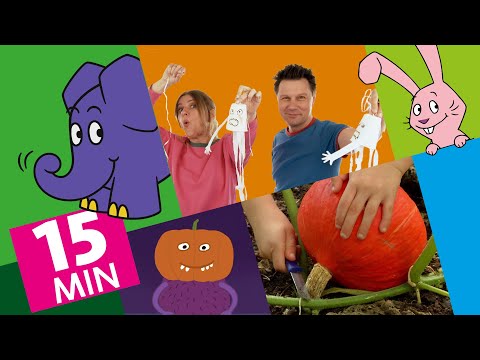 Hallo Elefant - Zwei Wölfe, die sich gruseln, Kürbisse & Spiel Süßes oder Saures | Der Elefant | WDR