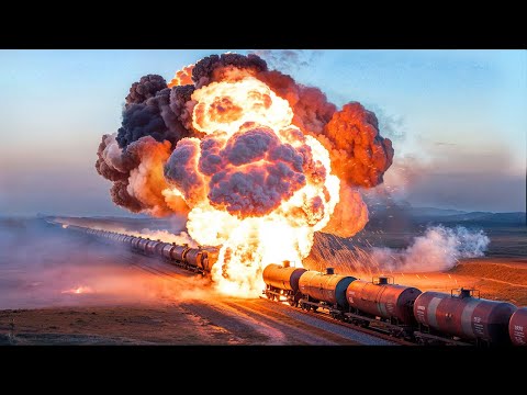 Ukrainian Drones STRIKE Russian Train - Then THIS Happened...
