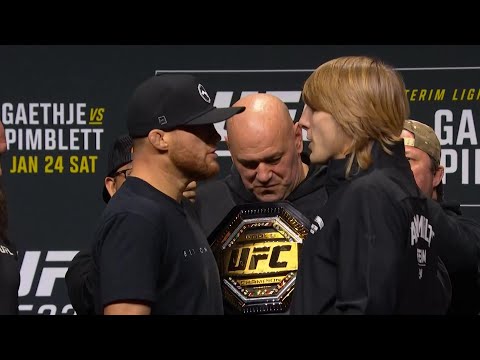 UFC 324: Битвы взглядов после пресс-конференции