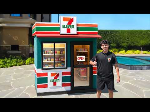 I Built A Convenience Store In My Backyard!