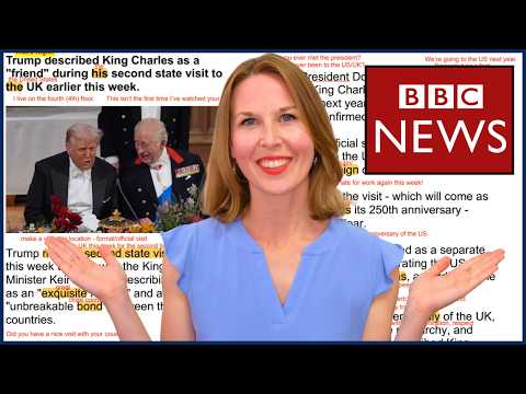 Donald Trump Meets King Charles 🇺🇸🇬🇧 Learn English with the News