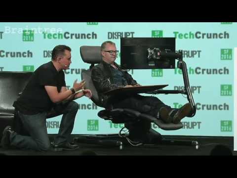 Altwork Station on stage at TechCrunch Disrupt