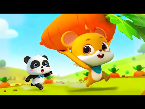 The Running Carrot | Magical Chinese Characters | Kids Cartoon | BabyBus TV