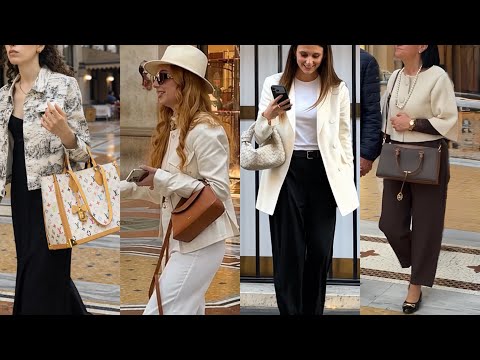 SPRING STREET STYLE IN MILAN 2026 🇮🇹 ITALY LUXURY FASHION | LUXURY OUTFITS INSPIRATION 