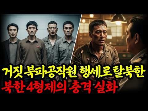 북파 공작원이라 속이고 탈북한 4형제의 기적 같은 탈북 | 실화 사연