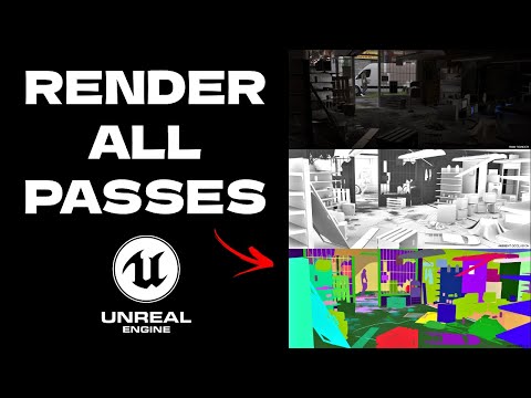 Easiest Way to Render All Passes in Unreal Engine 5🌿....