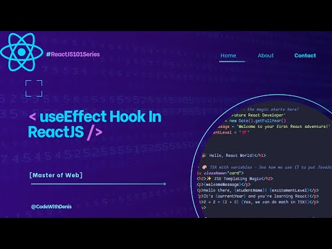 #6 useEffect Hook in ReactJS  | ReactJS101 Series