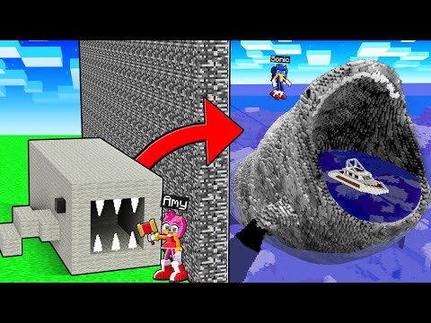Sonic CHEATED With //BLOOP In a Minecraft Build Battle!